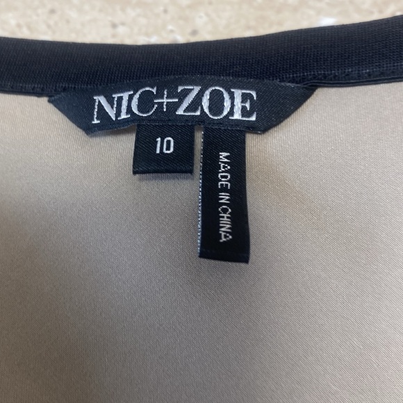 NIC+ZOE Black Skirt Set Excellent condition. Skirt Sz 12, top Sz,10. No flaws. - Picture 9 of 15